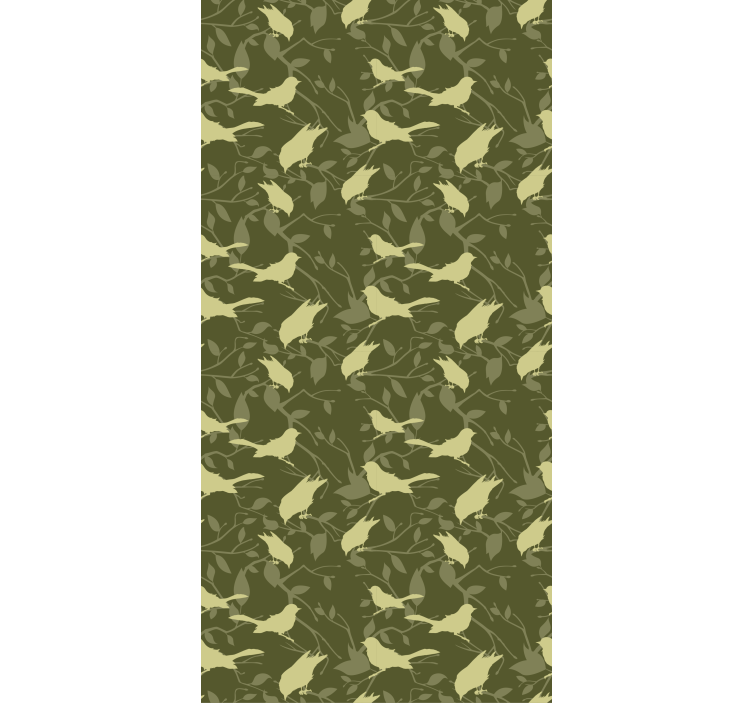 绿鸟维多利亚风格经典卷簾 - TenStickers