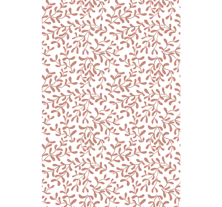 盲人花草细腻叶子图案 - TenStickers