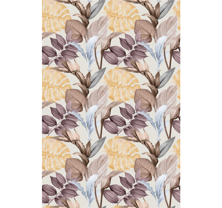 热带植物 xxl 花 卷簾 - TenStickers