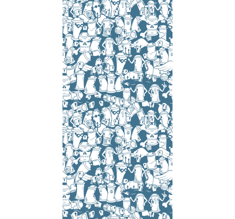 涂鸦罐青少年卷簾 - TenStickers