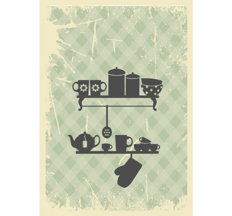 厨房卷簾道 厨房架子 - TenStickers