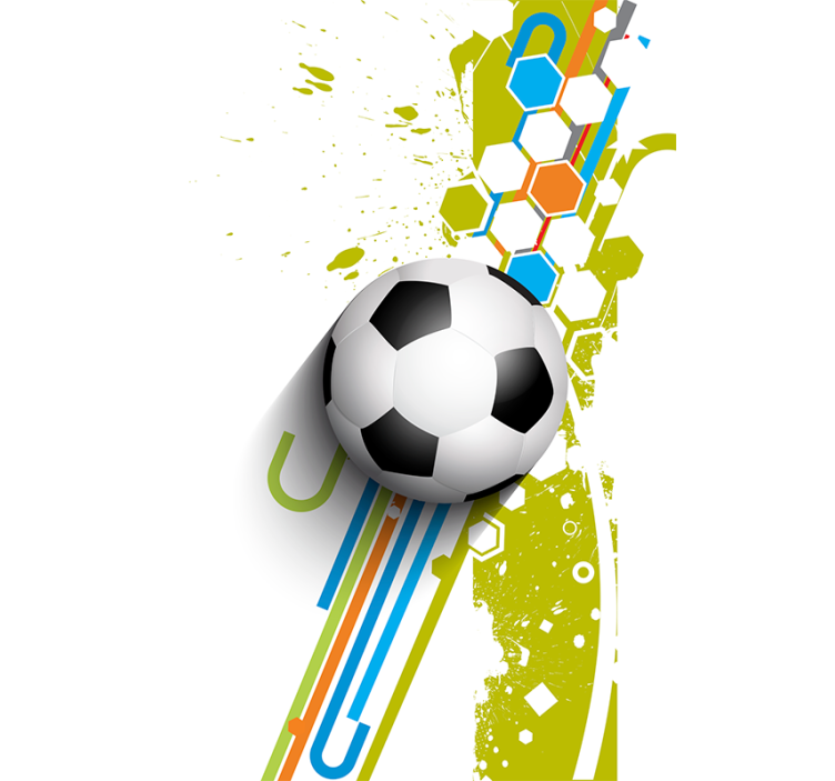 足球卷簾 实际行动 - TenStickers