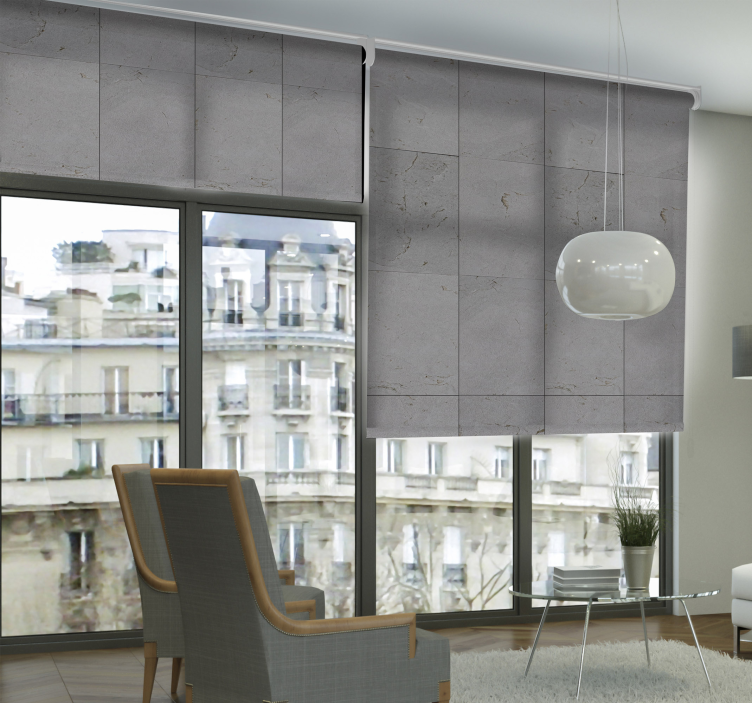 混凝土拼贴纹理和图案卷簾 - TenStickers