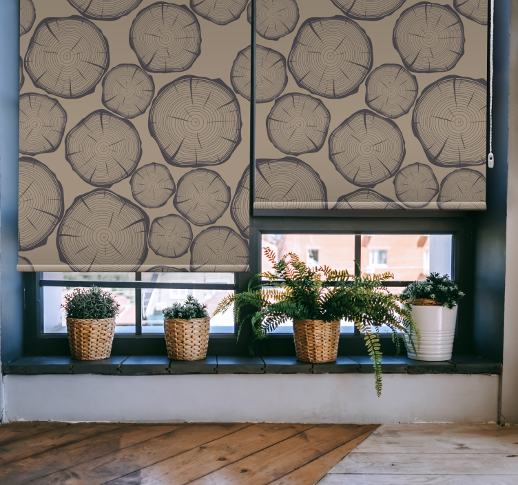 树干仿古卷帘 - TenStickers