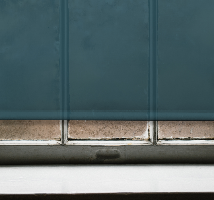 遮光卷帘深青色帆布 - TenStickers