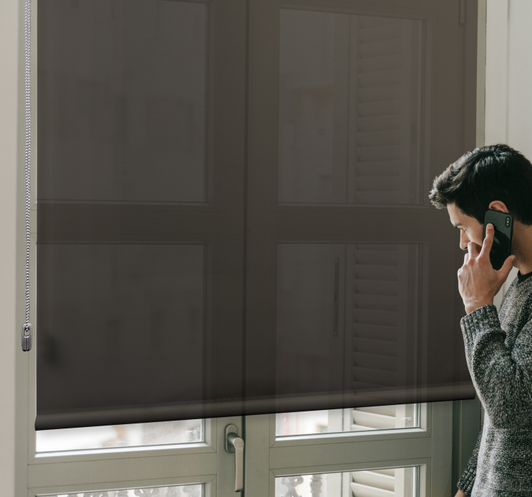 遮光卷帘优雅深色遮盖 - TenStickers