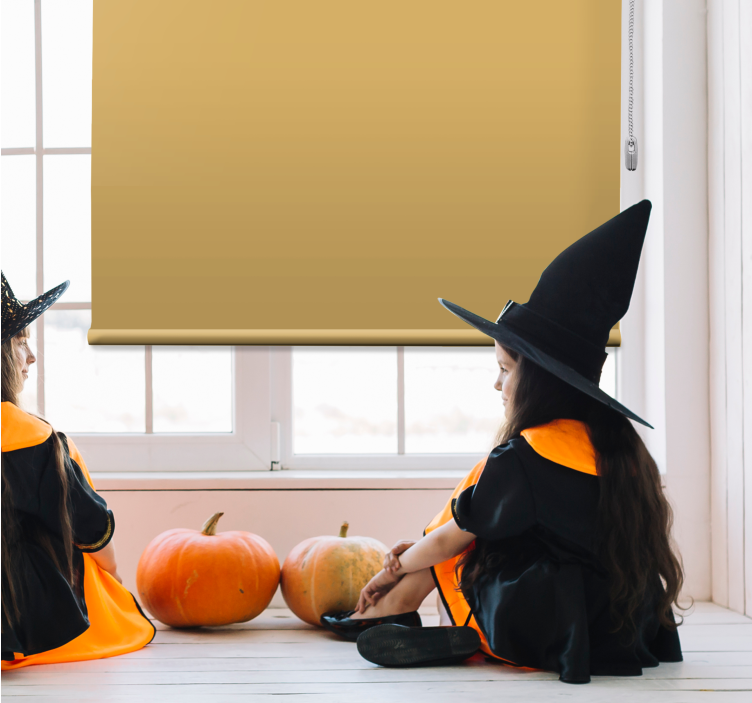 遮光卷帘金色米色 - TenStickers