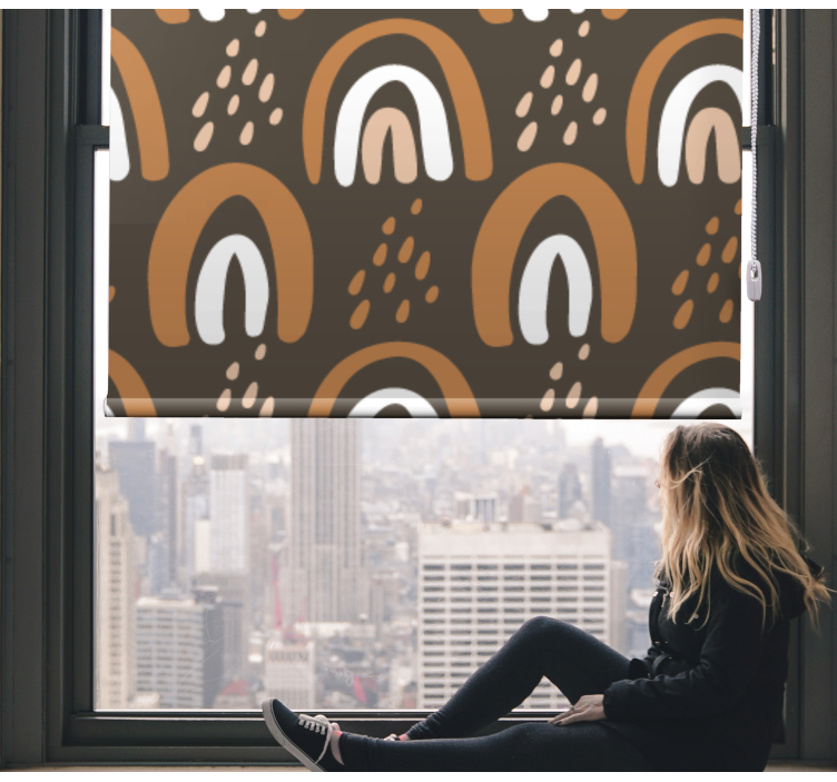 儿童盲人绘制的自然彩虹 - TenStickers