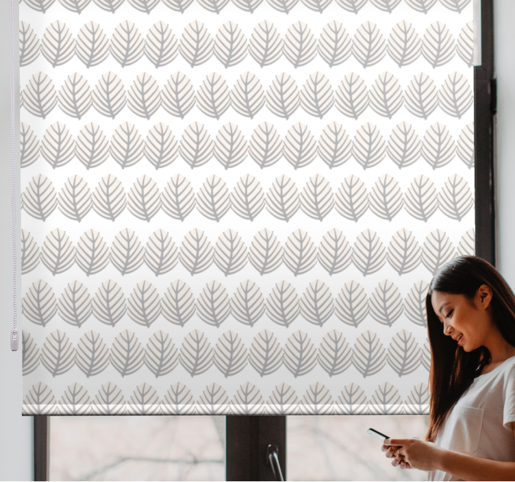 盲人花草叶子图案装饰排列 - TenStickers