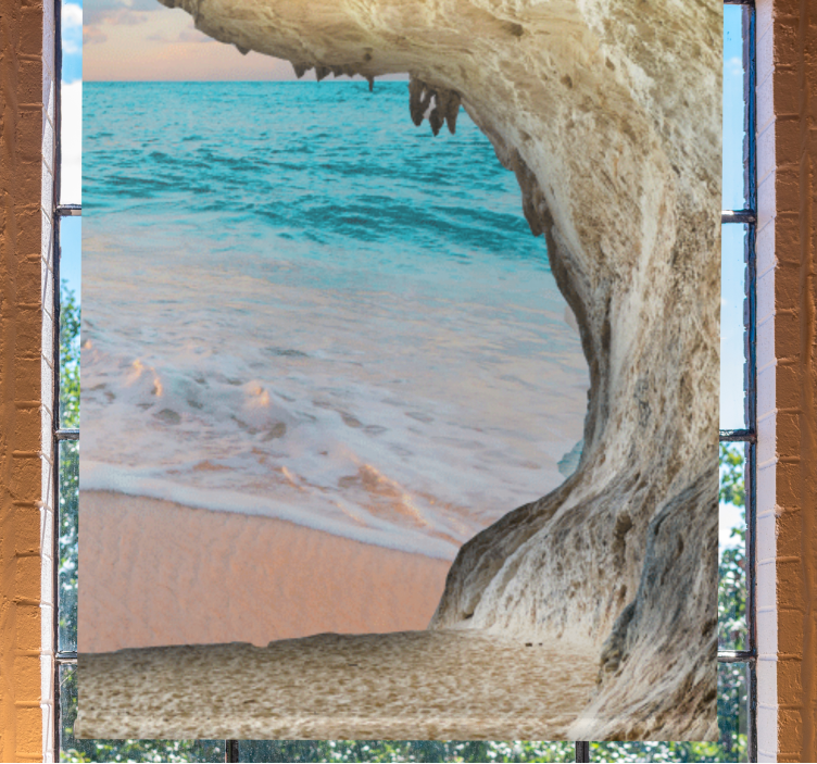 原有的盲人洞穴海滩景观 - TenStickers