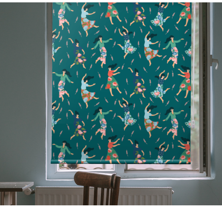 原有的盲人舞动女性图案 - TenStickers