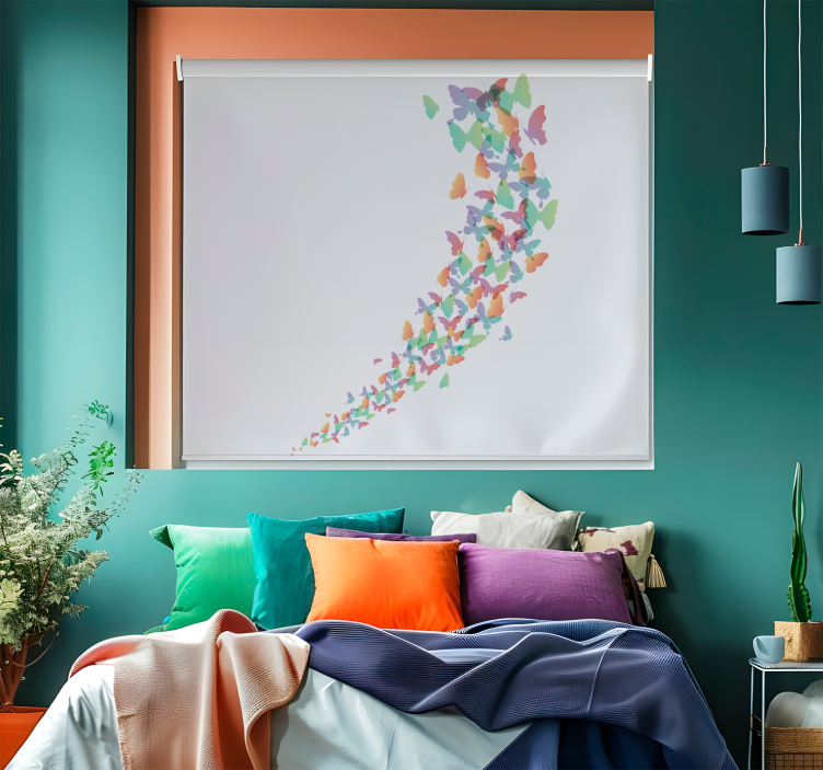 蝶形卷簾道 飞行在线 - TenStickers