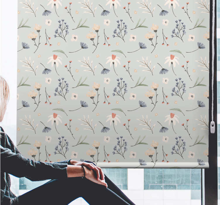 花卉盲道精致元素 - TenStickers