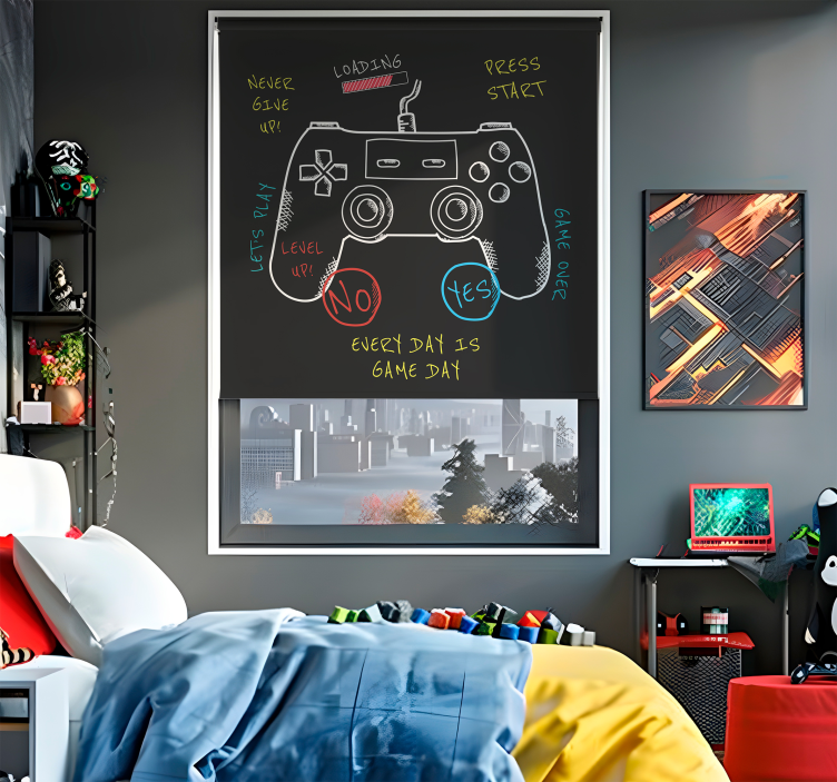 极客卷簾 控制按钮说明 - TenStickers