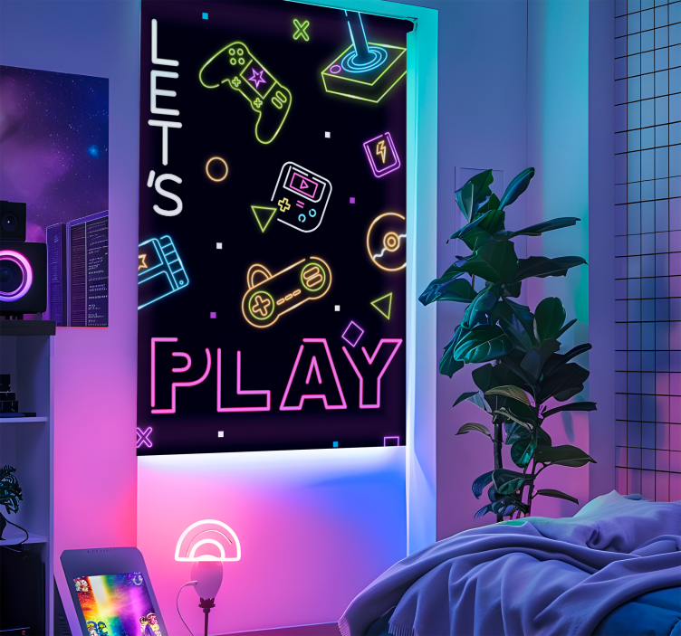 极客卷簾 霓虹灯控制器 - TenStickers