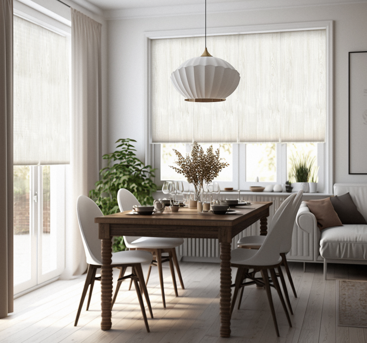 灰木仿古卷帘 - TenStickers