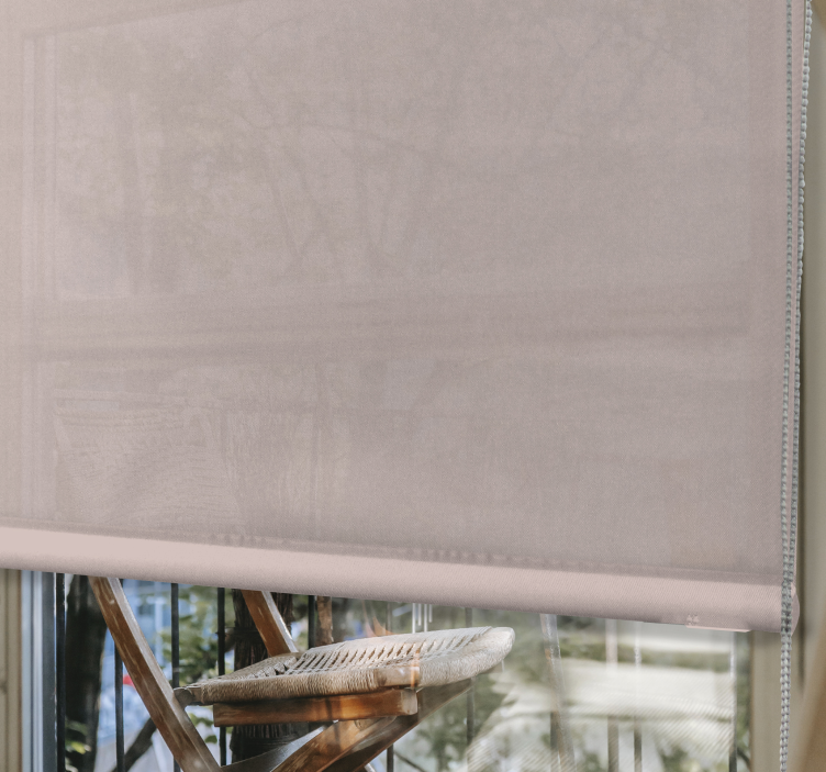 浅粉色阳台百叶窗 - TenStickers