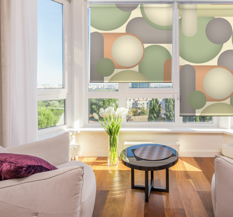 现代盲人几何圆形排列 - TenStickers