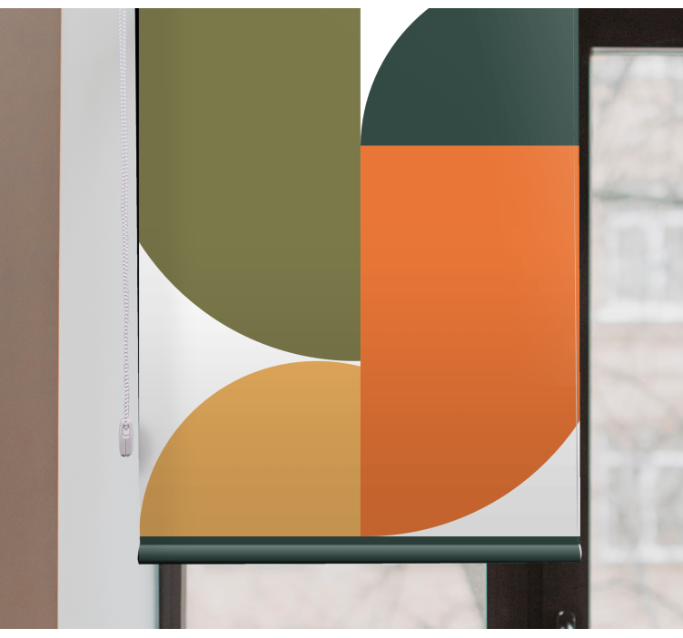 现代盲人几何形状融合 - TenStickers