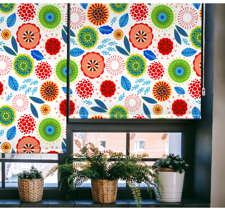 多色波兰百叶窗 - TenStickers