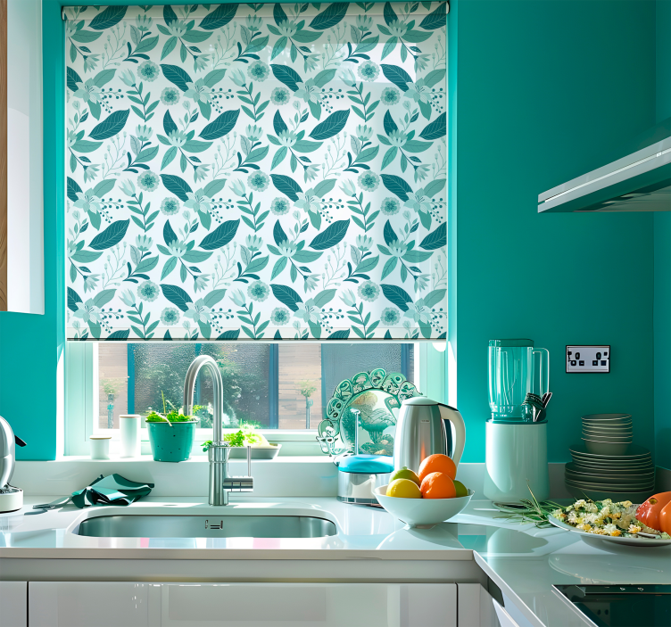 斯堪的纳维亚卷簾 北欧风格植物 - TenStickers