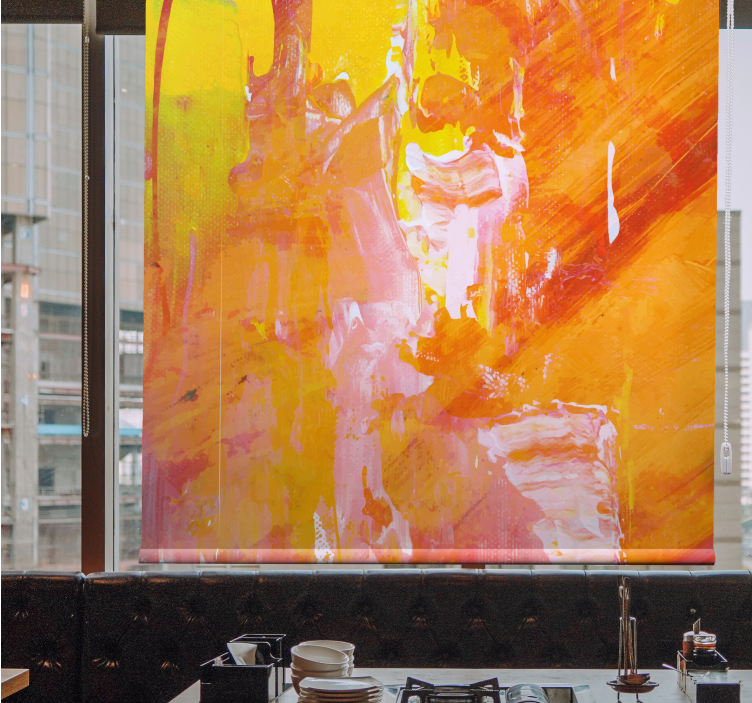 纹理和图案的盲人，生动的抽象飞溅 - TenStickers