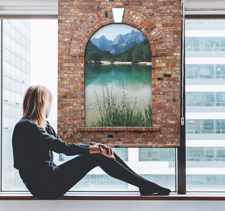 可个性化的 3d 拱形窗帘 - TenStickers