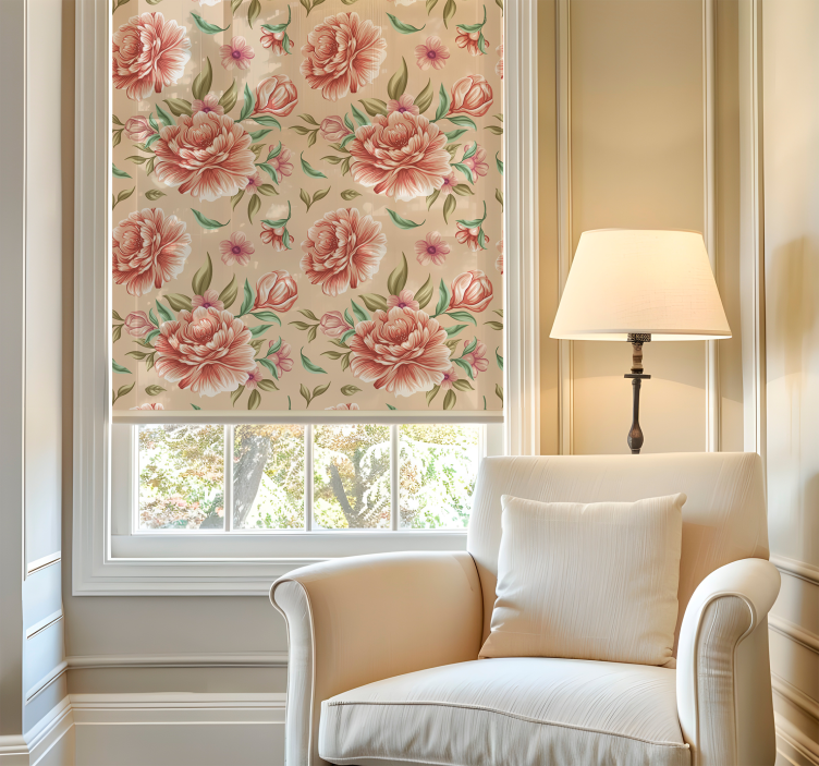 浪漫的卷簾 经典花束 - TenStickers