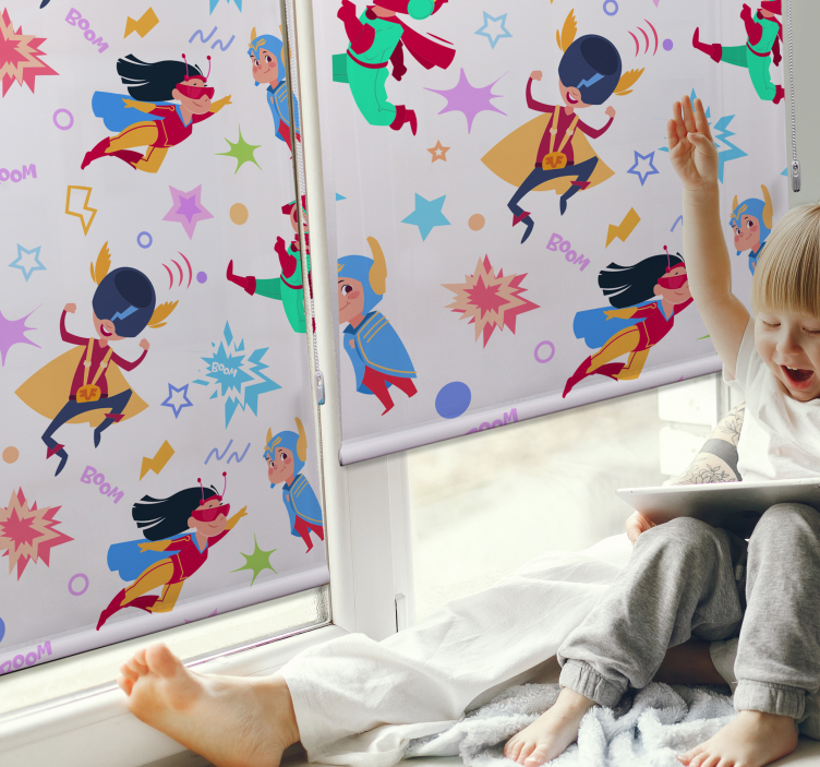 超级英雄的卷簾目性 超级英雄冒险 - TenStickers