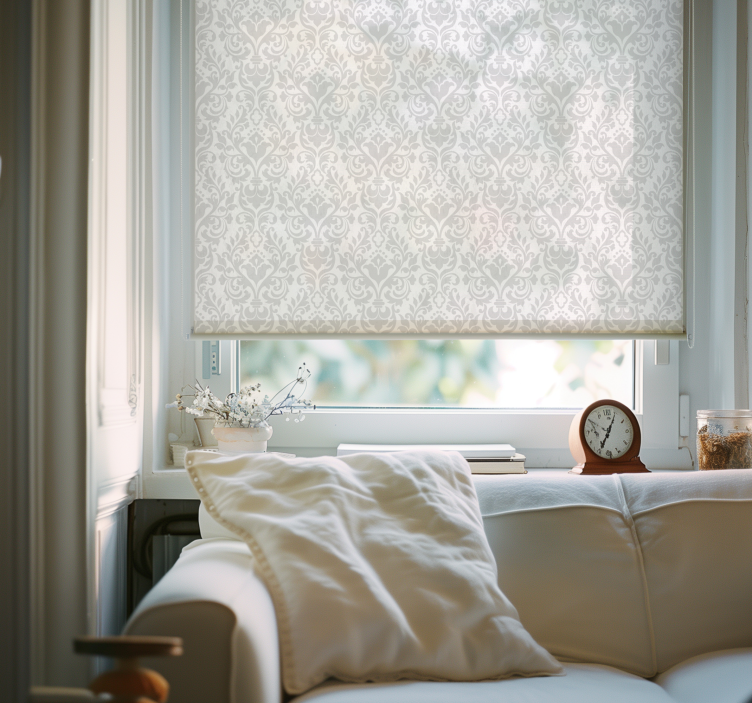 白卷簾 垃圾锦缎 - TenStickers