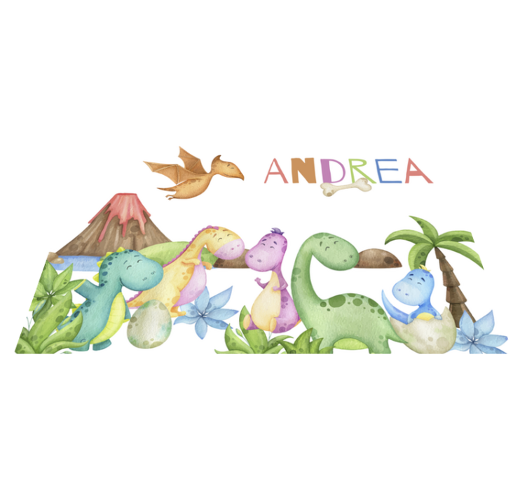 乙烯基餐垫品牌 侏罗纪场景 - TenStickers