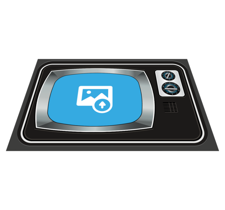 电视可定制的照片原始餐垫 - TenStickers