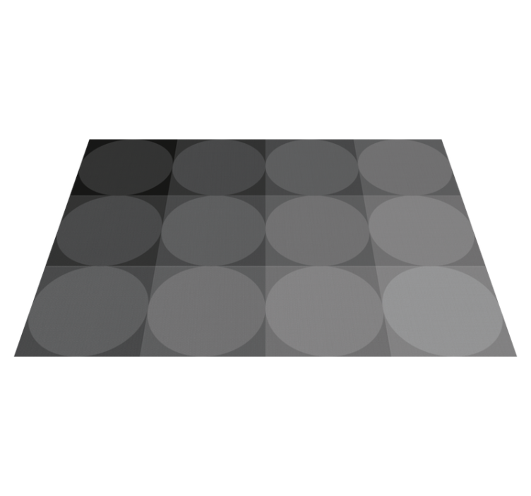 乙烯基餐垫贴图细腻圆形图案 - TenStickers