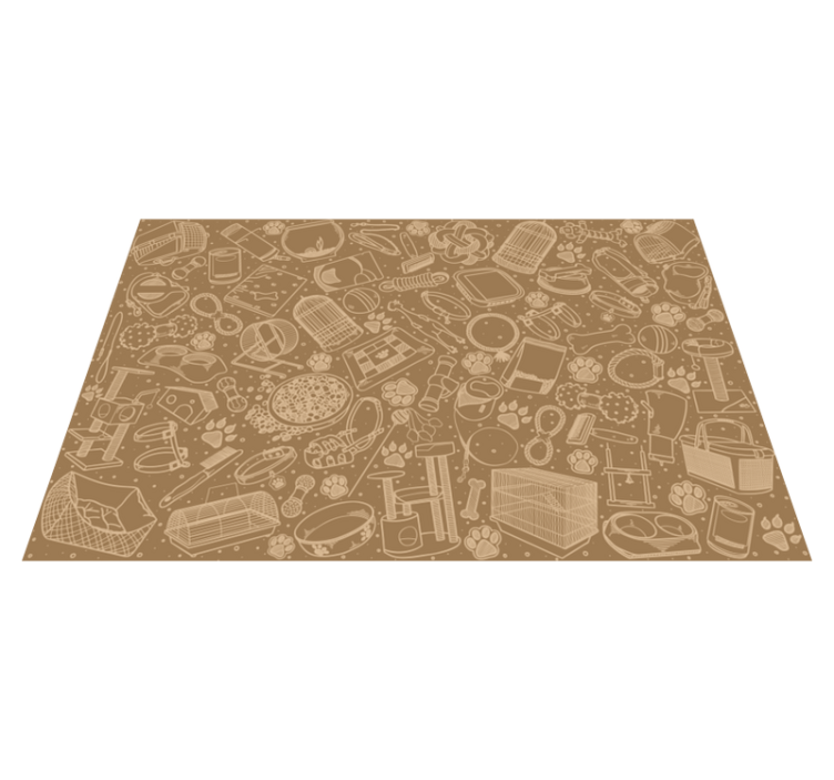 乙烯基餐垫贴图精致厨房元素 - TenStickers