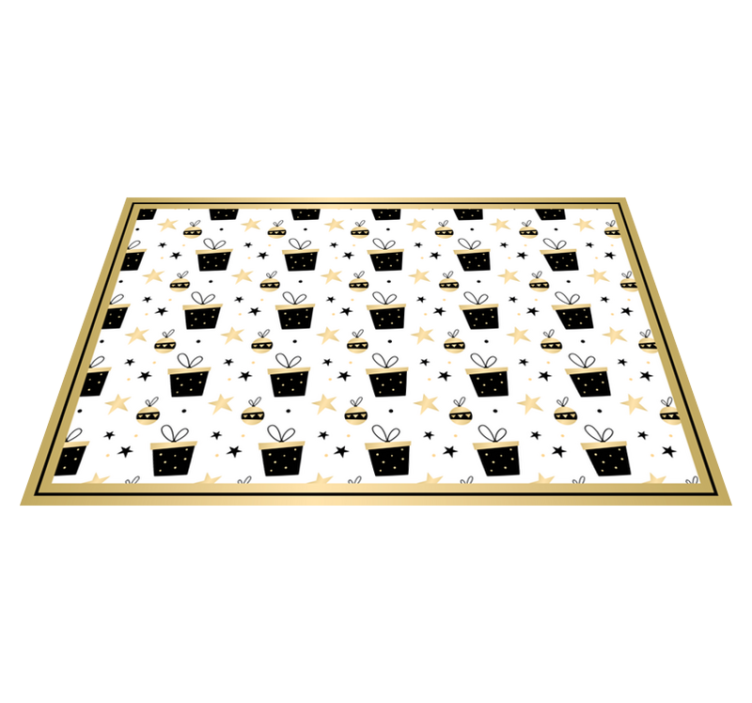 乙烯基圣诞餐垫节日礼物图案 - TenStickers