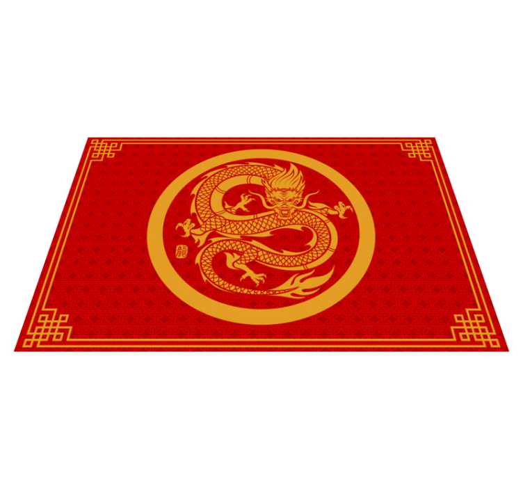 乙烯基餐垫原版龙之金环 - TenStickers