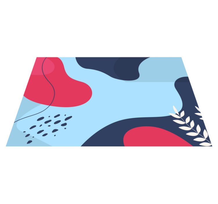 乙烯基餐垫原版多彩抽象形状 - TenStickers