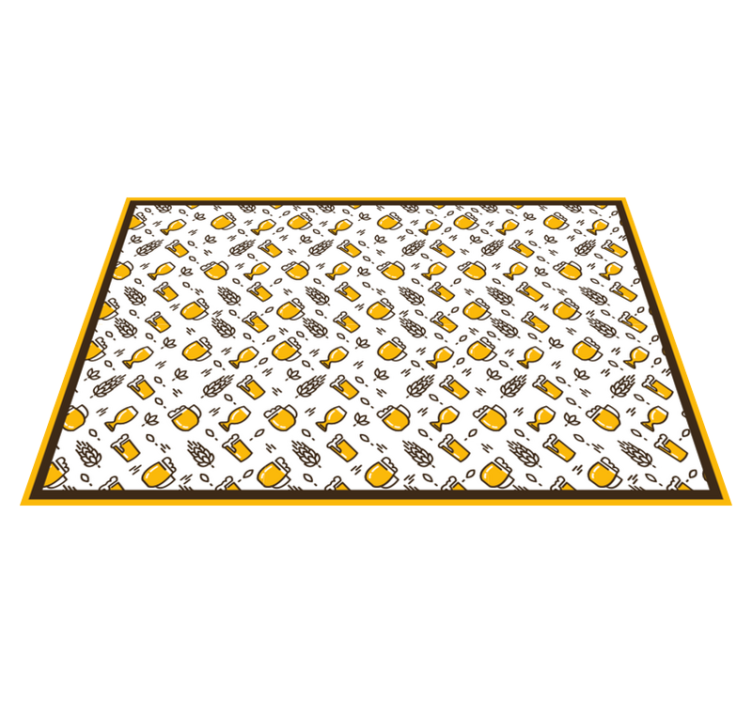 乙烯基餐垫原版工艺啤酒图标 - TenStickers