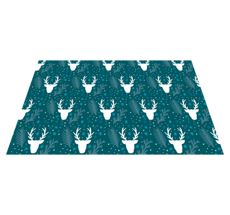 乙烯基圣诞餐垫优雅假日餐桌布置 - TenStickers