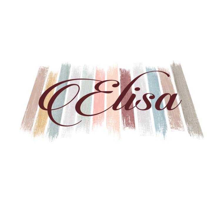 大地色油漆刷原味餐垫 - TenStickers