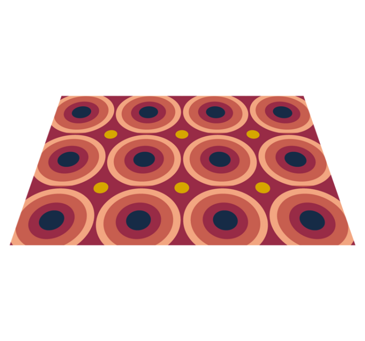 乙烯基餐垫原版几何圆形图案 - TenStickers