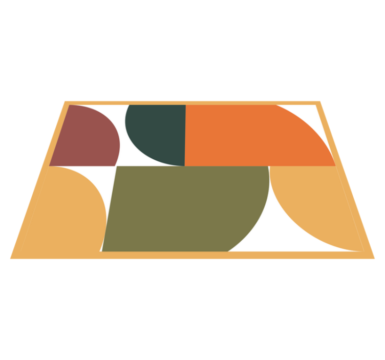 乙烯基餐垫时尚几何形状 - TenStickers