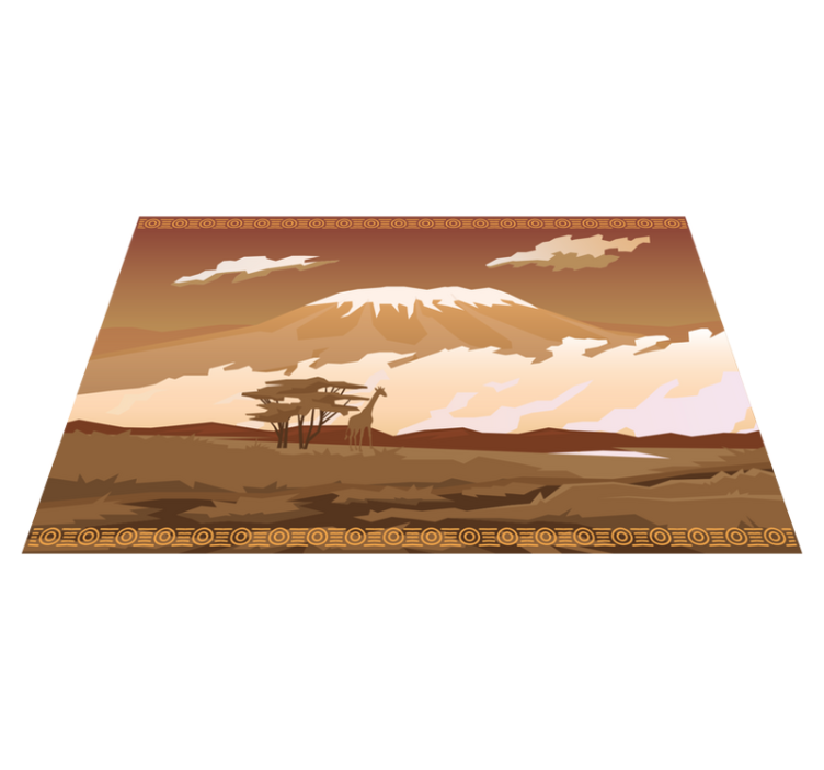 乙烯基餐垫原版壮丽山景 - TenStickers