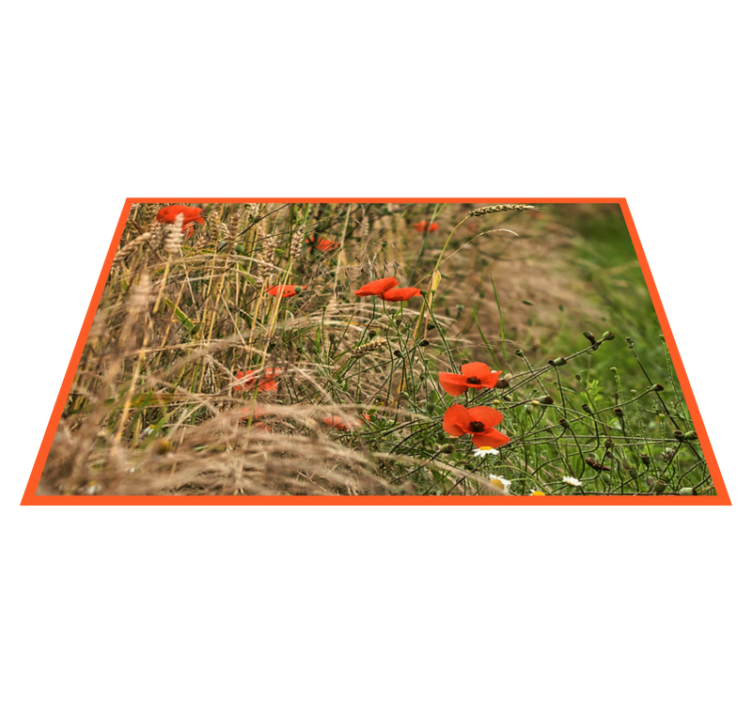 乙烯基儿童餐垫趣味食物摆盘 - TenStickers