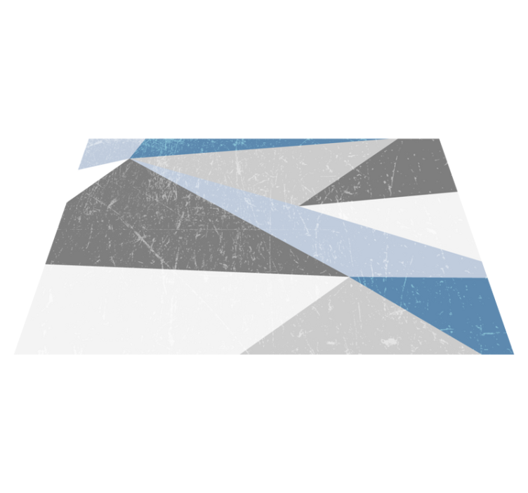 乙烯基餐垫几何角度图案 - TenStickers