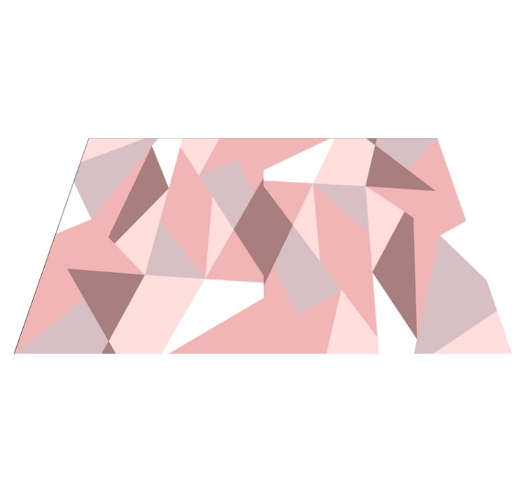 乙烯基餐垫几何形状背景 - TenStickers