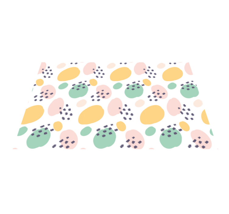 乙烯基餐垫原版五彩抽象元素 - TenStickers