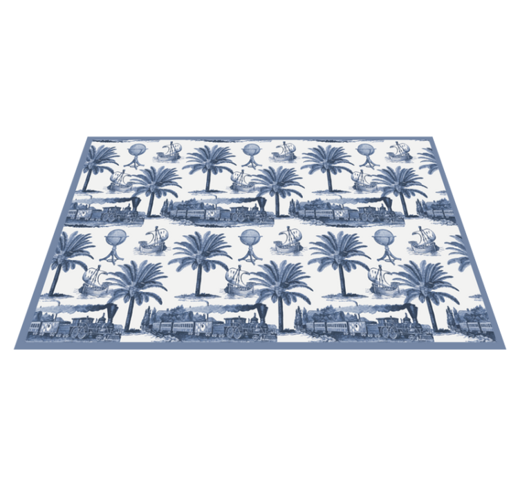 乙烯基餐垫带你回忆怀旧旅行场景 - TenStickers