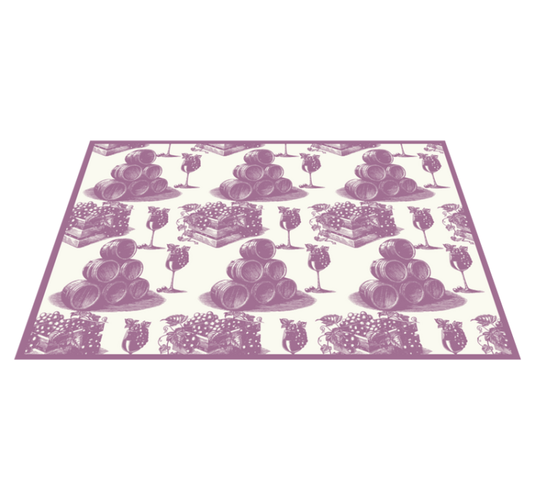 乙烯基餐垫酒桶堆叠设计 - TenStickers