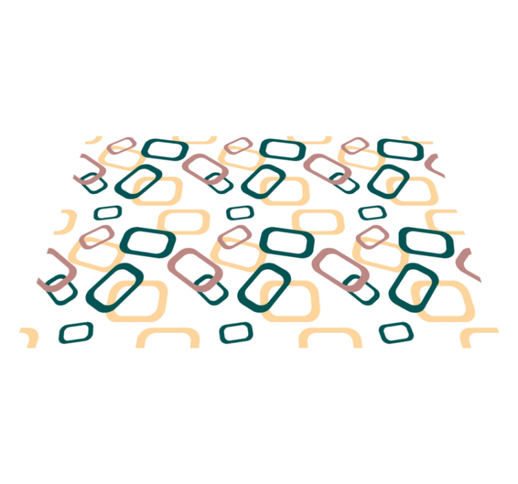 抽象不规则形式原始餐垫 - TenStickers